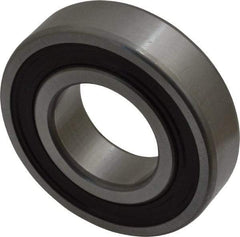 SKF - 30mm Bore Diam, 62mm OD, Double Seal Deep Groove Radial Ball Bearing - 16mm Wide, 1 Row, Round Bore, 11,200 Nm Static Capacity, 20,300 Nm Dynamic Capacity - Exact Tool & Supply