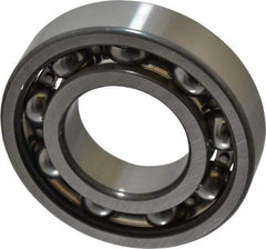SKF - 35mm Bore Diam, 72mm OD, Open Deep Groove Radial Ball Bearing - 17mm Wide, 1 Row, Round Bore, 15,300 Nm Static Capacity, 27,000 Nm Dynamic Capacity - Exact Tool & Supply
