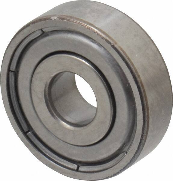 SKF - 7mm Bore Diam, 22mm OD, Double Shield Deep Groove Radial Ball Bearing - 7mm Wide, 1 Row, Round Bore, 1,370 Nm Static Capacity, 3,450 Nm Dynamic Capacity - Exact Tool & Supply