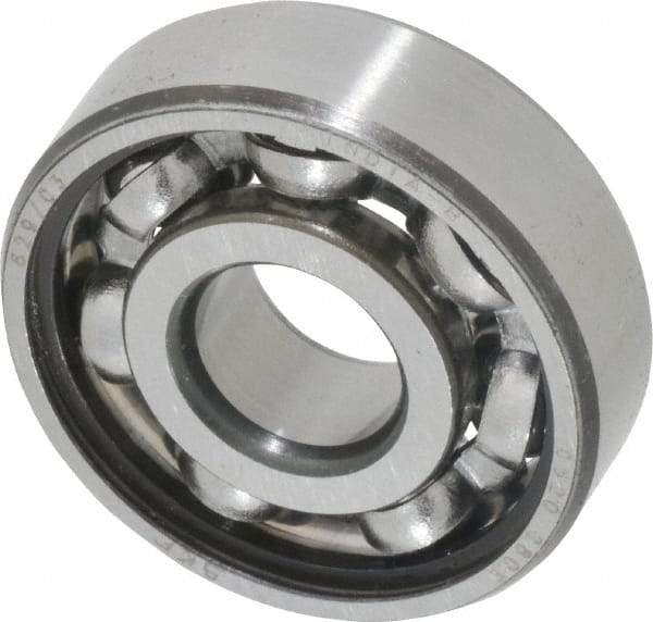 SKF - 9mm Bore Diam, 26mm OD, Open Deep Groove Radial Ball Bearing - 8mm Wide, 1 Row, Round Bore, 1,960 Nm Static Capacity, 4,750 Nm Dynamic Capacity - Exact Tool & Supply