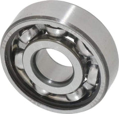 SKF - 9mm Bore Diam, 26mm OD, Open Deep Groove Radial Ball Bearing - 8mm Wide, 1 Row, Round Bore, 1,960 Nm Static Capacity, 4,750 Nm Dynamic Capacity - Exact Tool & Supply