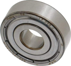 SKF - 9mm Bore Diam, 26mm OD, Double Shield Deep Groove Radial Ball Bearing - 8mm Wide, 1 Row, Round Bore, 1,960 Nm Static Capacity, 4,750 Nm Dynamic Capacity - Exact Tool & Supply