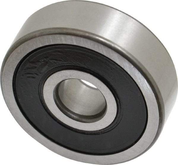 SKF - 10mm Bore Diam, 35mm OD, Double Seal Deep Groove Radial Ball Bearing - 11mm Wide, 1 Row, Round Bore, 3,400 Nm Static Capacity, 8,520 Nm Dynamic Capacity - Exact Tool & Supply