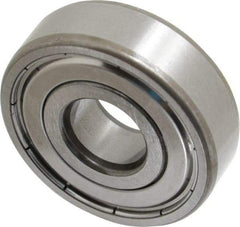 SKF - 15mm Bore Diam, 42mm OD, Double Shield Deep Groove Radial Ball Bearing - 13mm Wide, 1 Row, Round Bore, 5,400 Nm Static Capacity, 11,900 Nm Dynamic Capacity - Exact Tool & Supply