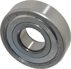 SKF - 20mm Bore Diam, 52mm OD, Double Shield Deep Groove Radial Ball Bearing - 15mm Wide, 1 Row, Round Bore, 7,800 Nm Static Capacity, 16,800 Nm Dynamic Capacity - Exact Tool & Supply