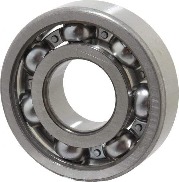 SKF - 25mm Bore Diam, 62mm OD, Open Deep Groove Radial Ball Bearing - 17mm Wide, 1 Row, Round Bore, 11,600 Nm Static Capacity, 23,400 Nm Dynamic Capacity - Exact Tool & Supply
