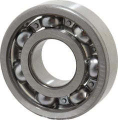 SKF - 25mm Bore Diam, 62mm OD, Open Deep Groove Radial Ball Bearing - 17mm Wide, 1 Row, Round Bore, 11,600 Nm Static Capacity, 23,400 Nm Dynamic Capacity - Exact Tool & Supply