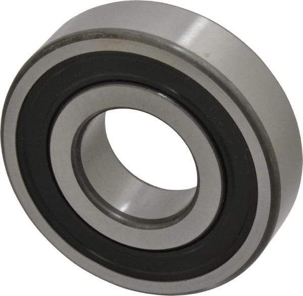 SKF - 30mm Bore Diam, 72mm OD, Double Seal Deep Groove Radial Ball Bearing - 19mm Wide, 1 Row, Round Bore, 16,000 Nm Static Capacity, 29,600 Nm Dynamic Capacity - Exact Tool & Supply