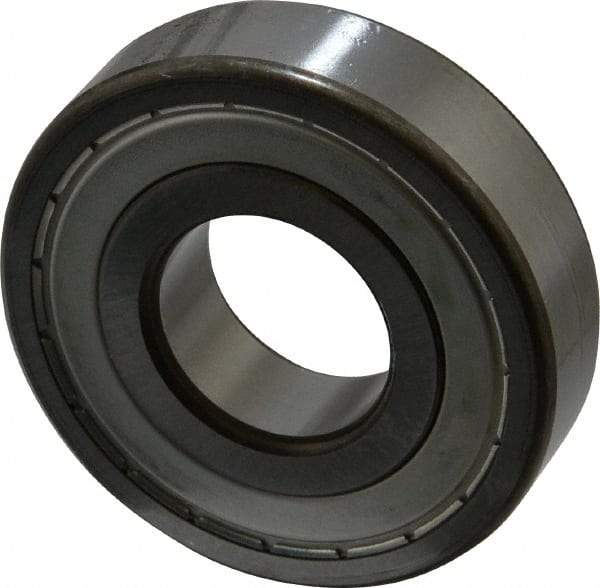 SKF - 30mm Bore Diam, 72mm OD, Double Shield Deep Groove Radial Ball Bearing - 19mm Wide, 1 Row, Round Bore, 16,000 Nm Static Capacity, 29,600 Nm Dynamic Capacity - Exact Tool & Supply