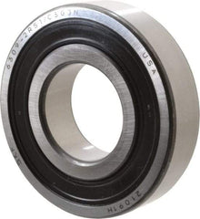 SKF - 45mm Bore Diam, 100mm OD, Double Seal Deep Groove Radial Ball Bearing - 25mm Wide, 1 Row, Round Bore, 31,500 Nm Static Capacity, 55,300 Nm Dynamic Capacity - Exact Tool & Supply