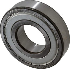 SKF - 45mm Bore Diam, 100mm OD, Double Shield Deep Groove Radial Ball Bearing - 25mm Wide, 1 Row, Round Bore, 31,500 Nm Static Capacity, 55,300 Nm Dynamic Capacity - Exact Tool & Supply