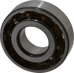 SKF - 17mm Bore Diam, 40mm OD, Open Angular Contact Radial Ball Bearing - 12mm Wide, 1 Row, Round Bore, 6,100 Lb Static Capacity, 11,000 Lb Dynamic Capacity - Exact Tool & Supply