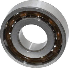 SKF - 17mm Bore Diam, 40mm OD, Open Angular Contact Radial Ball Bearing - 12mm Wide, 1 Row, Round Bore, 6,100 Lb Static Capacity, 10,400 Lb Dynamic Capacity - Exact Tool & Supply