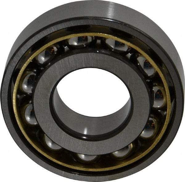 SKF - 30mm Bore Diam, 72mm OD, Open Angular Contact Radial Ball Bearing - 19mm Wide, 1 Row, Round Bore, 19,300 Lb Static Capacity, 34,500 Lb Dynamic Capacity - Exact Tool & Supply