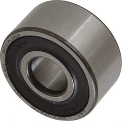 SKF - 12mm Bore Diam, 32mm OD, Double Seal Angular Contact Radial Ball Bearing - 15.9mm Wide, 2 Rows, Round Bore, 5,600 Lb Static Capacity, 10,100 Lb Dynamic Capacity - Exact Tool & Supply