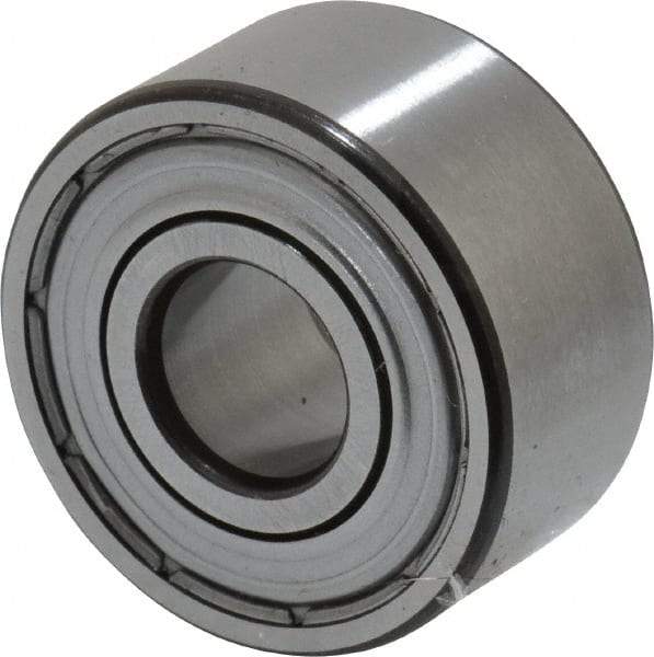 SKF - 12mm Bore Diam, 32mm OD, Double Shield Angular Contact Radial Ball Bearing - 15.9mm Wide, 2 Rows, Round Bore, 5,600 Lb Static Capacity, 10,100 Lb Dynamic Capacity - Exact Tool & Supply