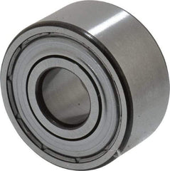 SKF - 12mm Bore Diam, 32mm OD, Double Shield Angular Contact Radial Ball Bearing - 15.9mm Wide, 2 Rows, Round Bore, 5,600 Lb Static Capacity, 10,100 Lb Dynamic Capacity - Exact Tool & Supply