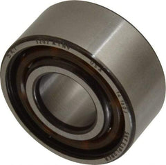 SKF - 15mm Bore Diam, 35mm OD, Open Angular Contact Radial Ball Bearing - 15.9mm Wide, 2 Rows, Round Bore, 6,700 Lb Static Capacity, 11,200 Lb Dynamic Capacity - Exact Tool & Supply