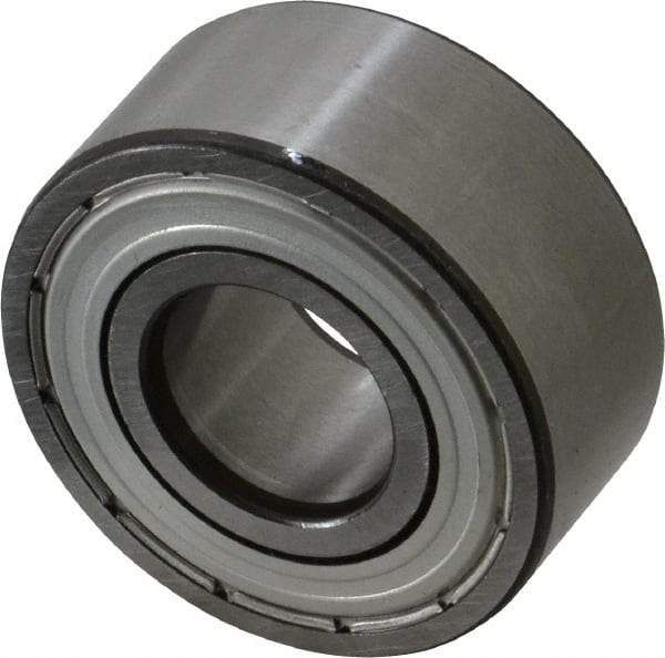 SKF - 17mm Bore Diam, 40mm OD, Double Shield Angular Contact Radial Ball Bearing - 17.5mm Wide, 2 Rows, Round Bore, 8,800 Lb Static Capacity, 14,300 Lb Dynamic Capacity - Exact Tool & Supply