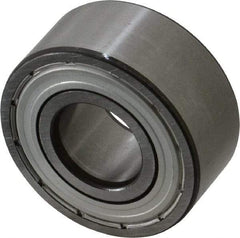SKF - 17mm Bore Diam, 40mm OD, Double Shield Angular Contact Radial Ball Bearing - 17.5mm Wide, 2 Rows, Round Bore, 8,800 Lb Static Capacity, 14,300 Lb Dynamic Capacity - Exact Tool & Supply