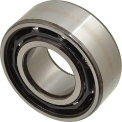SKF - 30mm Bore Diam, 62mm OD, Open Angular Contact Radial Ball Bearing - 23.8mm Wide, 2 Rows, Round Bore, 20,800 Lb Static Capacity, 28,600 Lb Dynamic Capacity - Exact Tool & Supply