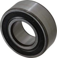 SKF - 30mm Bore Diam, 62mm OD, Double Seal Angular Contact Radial Ball Bearing - 23.8mm Wide, 2 Rows, Round Bore, 20,800 Lb Static Capacity, 28,600 Lb Dynamic Capacity - Exact Tool & Supply
