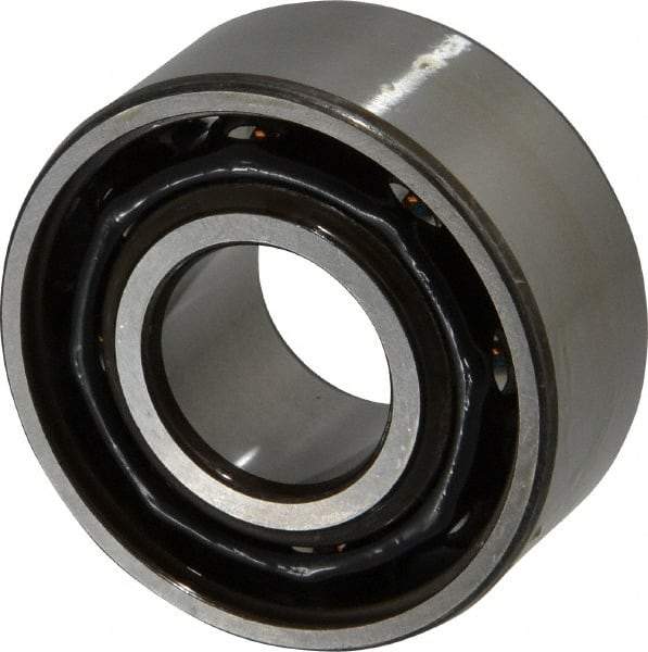 SKF - 30mm Bore Diam, 72mm OD, Open Angular Contact Radial Ball Bearing - 30.2mm Wide, 2 Rows, Round Bore, 29,000 Lb Static Capacity, 41,600 Lb Dynamic Capacity - Exact Tool & Supply