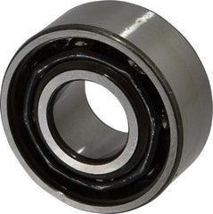 SKF - 30mm Bore Diam, 72mm OD, Open Angular Contact Radial Ball Bearing - 30.2mm Wide, 2 Rows, Round Bore, 29,000 Lb Static Capacity, 41,600 Lb Dynamic Capacity - Exact Tool & Supply
