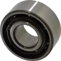 SKF - 35mm Bore Diam, 80mm OD, Open Angular Contact Radial Ball Bearing - 34.9mm Wide, 2 Rows, Round Bore, 35,500 Lb Static Capacity, 49,400 Lb Dynamic Capacity - Exact Tool & Supply