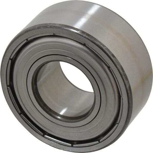 SKF - 35mm Bore Diam, 80mm OD, Double Shield Angular Contact Radial Ball Bearing - 34.9mm Wide, 2 Rows, Round Bore, 35,500 Lb Static Capacity, 49,400 Lb Dynamic Capacity - Exact Tool & Supply