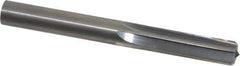 Hertel - 3/8" Solid Carbide 6 Flute Chucking Reamer - Straight Flute, 3/8" Straight Shank, 1-1/4" Flute Length, 3-1/2" OAL - Exact Tool & Supply