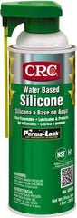 CRC - 16 oz Aerosol Silicone Lubricant - White, 0°F to 400°F, Food Grade - Exact Tool & Supply
