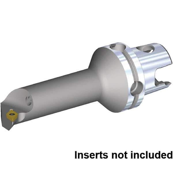 Kennametal - Left Hand Cut, 20mm Min Bore Diam, Size KM40TS Steel Modular Boring Cutting Unit Head - 56.11mm Max Bore Depth, Through Coolant, Compatible with DP.. 070204, DP.. 2151 - Exact Tool & Supply