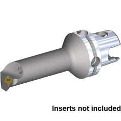 Kennametal - Left Hand Cut, 20mm Min Bore Diam, Size KM40TS Steel Modular Boring Cutting Unit Head - 56.11mm Max Bore Depth, Through Coolant, Compatible with DP.. 070204, DP.. 2151 - Exact Tool & Supply