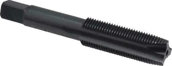 Cleveland - 5/8-18, 3 Flute, Oxide Finish, High Speed Steel Spiral Point Tap - Plug Chamfer, Right Hand Thread, 2B Class of Fit, Series 1011BO - Exact Tool & Supply