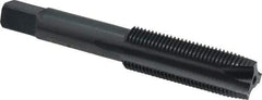 Cleveland - 5/8-18, 3 Flute, Oxide Finish, High Speed Steel Spiral Point Tap - Plug Chamfer, Right Hand Thread, 2B Class of Fit, Series 1011BO - Exact Tool & Supply