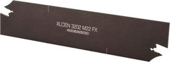 Hertel - 32mm Blade Height, 2mm Blade Width, 5.9" OAL, Neutral Cut, Double End Indexable Cut-Off Blade - 1.18" Max Depth of Cut, HB Blade - Exact Tool & Supply