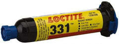 Loctite - 25 mL Cartridge Two Part Acrylic Adhesive - 0.33 min Working Time, 3,100 psi Shear Strength, Series 331 - Exact Tool & Supply