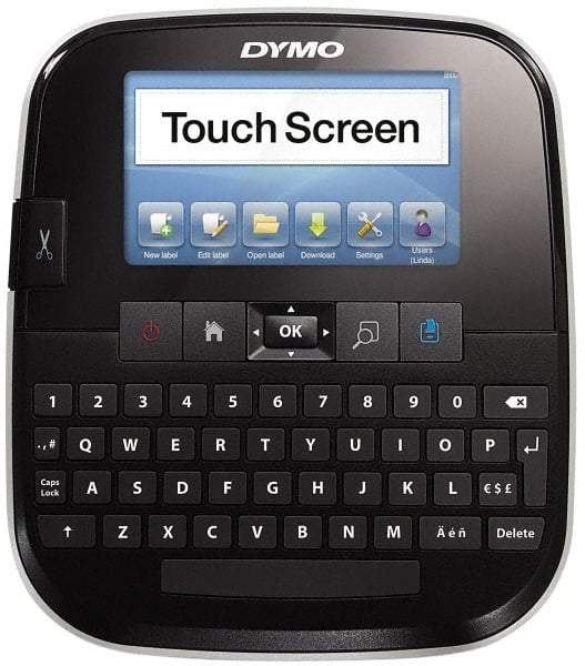 Dymo - Handheld/PC Printer/Office Label Maker - 180 DPI Resolution, 9.312" Wide x 9.31" Long - Exact Tool & Supply