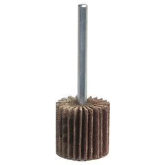 1″ × 1″ × 1/4″ Super Finish Flap Wheel 120 Grit Aluminum Oxide - Exact Tool & Supply