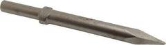 Ingersoll-Rand - 9" OAL, 0.7" Shank Diam, Moil Point Chisel - Round Drive, Round Shank, Steel - Exact Tool & Supply