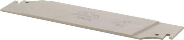 Iscar - 1.2598" Blade Height, 0.0984" Blade Width, 5.9055" OAL, Neutral Cut, Single End Indexable Cut-Off Blade - TGFH Blade, Sumo-Grip, Tang-Grip Series - Exact Tool & Supply