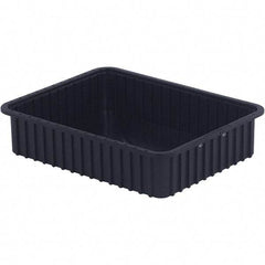 LEWISBins+ - 17-3/8" Wide x 5" High, Black Bin Divider Box - Use with DV1750 Short, DV2250 Long - Exact Tool & Supply