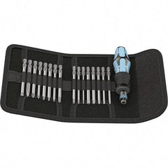 Wera - Screwdriver Bit Sets Type: Bit Set Drive Size: 1/4 (Inch) - Exact Tool & Supply