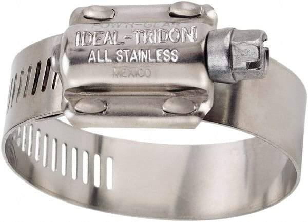 IDEAL TRIDON - SAE Size 862, 7-3/4 to 8-5/8" Diam, Stainless Steel High Torque Worm Drive Clamp - 5/8" Wide, Material Grade 304, Series 60 - Exact Tool & Supply
