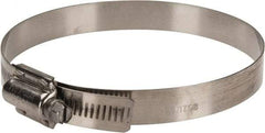IDEAL TRIDON - SAE Size 512, 4-1/4 to 5-1/8" Diam, Stainless Steel High Torque Worm Drive Clamp - 5/8" Wide, Material Grade 304, Series 60 - Exact Tool & Supply