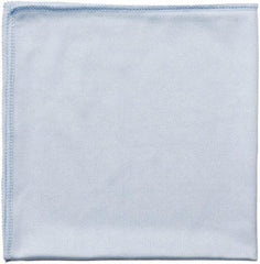 Rubbermaid - Dry Microfiber Wipes - Packet, 16" x 16" Sheet Size, Blue - Exact Tool & Supply