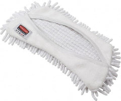 Rubbermaid - 226.06mm Long x 149.86mm Wide Microfiber Dust Mop Head - White - Exact Tool & Supply