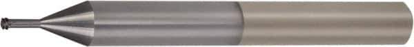 Vargus - 1/4-20 UN, 0.192" Cutting Diam, 5 Flute, Solid Carbide Helical Flute Thread Mill - Internal Thread, 37/64" LOC, 3" OAL, 1/4" Shank Diam - Exact Tool & Supply