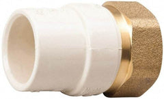Value Collection - 1/2" CPVC Plastic Pipe Male Adapter - Schedule 40, MIP End Connections - Exact Tool & Supply